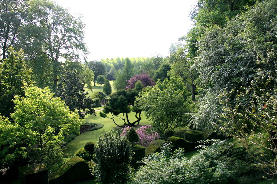 Jardins du plessis sasnieres dans le Loir et Cher près de Vendôme