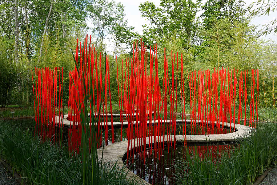 festival des jardins contemporains de Chaumont sur Loire au milieu des Chateaux de la Loire