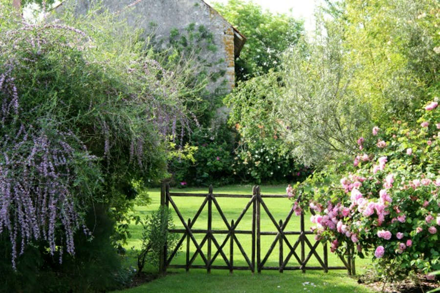 les jardins de roquelin de Meung sur Loire dans le Loiret, région centre Val de Loire