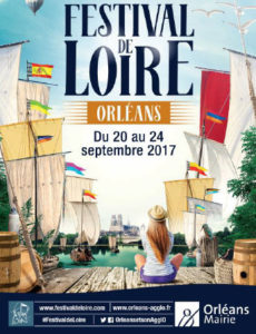 affiche du festival de Loire à Orléans dans le Loiret