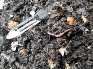 compost dans le jardin de hotel ecolabel la tonnellerie dans le val de loire